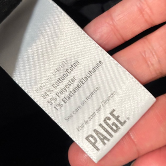 Paige Meadow Denim Midi Skirt Size 24 - Picture 7 of 7